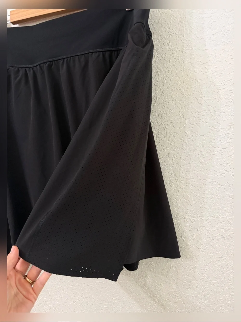 Spanx Get Moving Black Skort Skirt Shorts - 2X